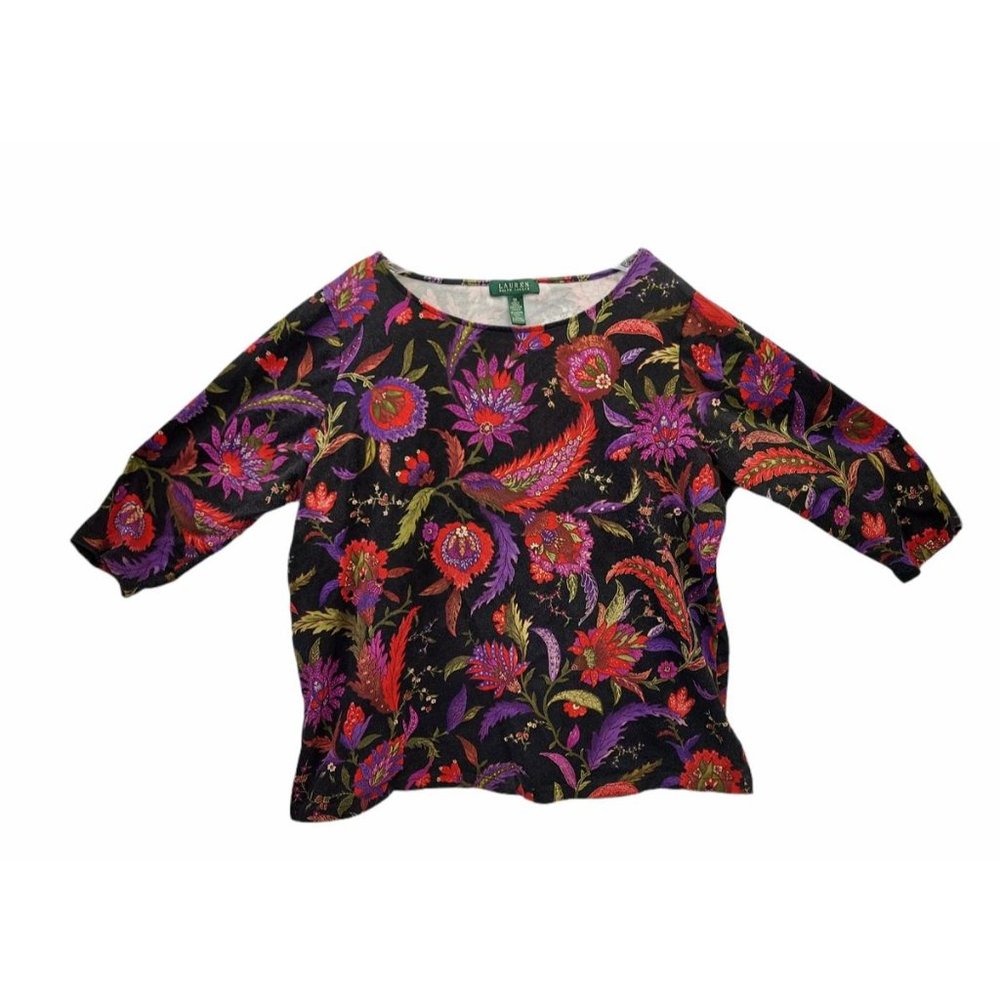 Ralph Lauren Women's 3X Floral Blouse-M9